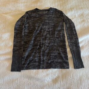 Swiftly Long Sleeve Hip Length - Dark Gray